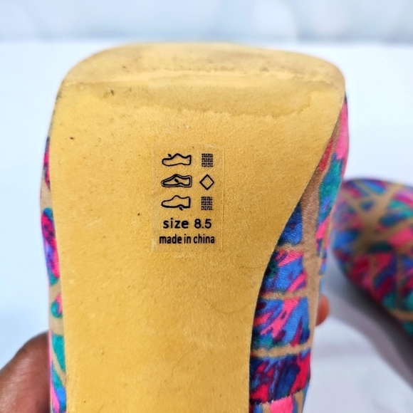 Michael Antonio Multicolor Pumps Size 8.5 - Picture 7 of 9